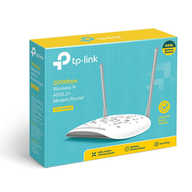 119294322_3_11zon مودم روتر بیسیم ADSL2+ تی پی لینک مدل TD-W8961N کد 721 - تصویر 1