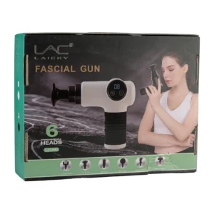 ماساژور تفنگی لایچی مدل L012MG | ماساژور شارژی حرفه‌ای عضلات کد 1339