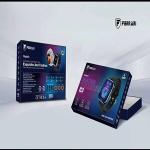 ساعت هوشمند فراری مدل W9 با بدنه روی و استاندارد مقاومت در برابر آب IP68 کد 308