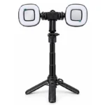 مینی سه پایه و گریپ نگهدارنده موبایل مدل P15 Mini Grip Quadripod به همراه رینگ لایت H-Lamp 360° کد 1382 - تصویر 3